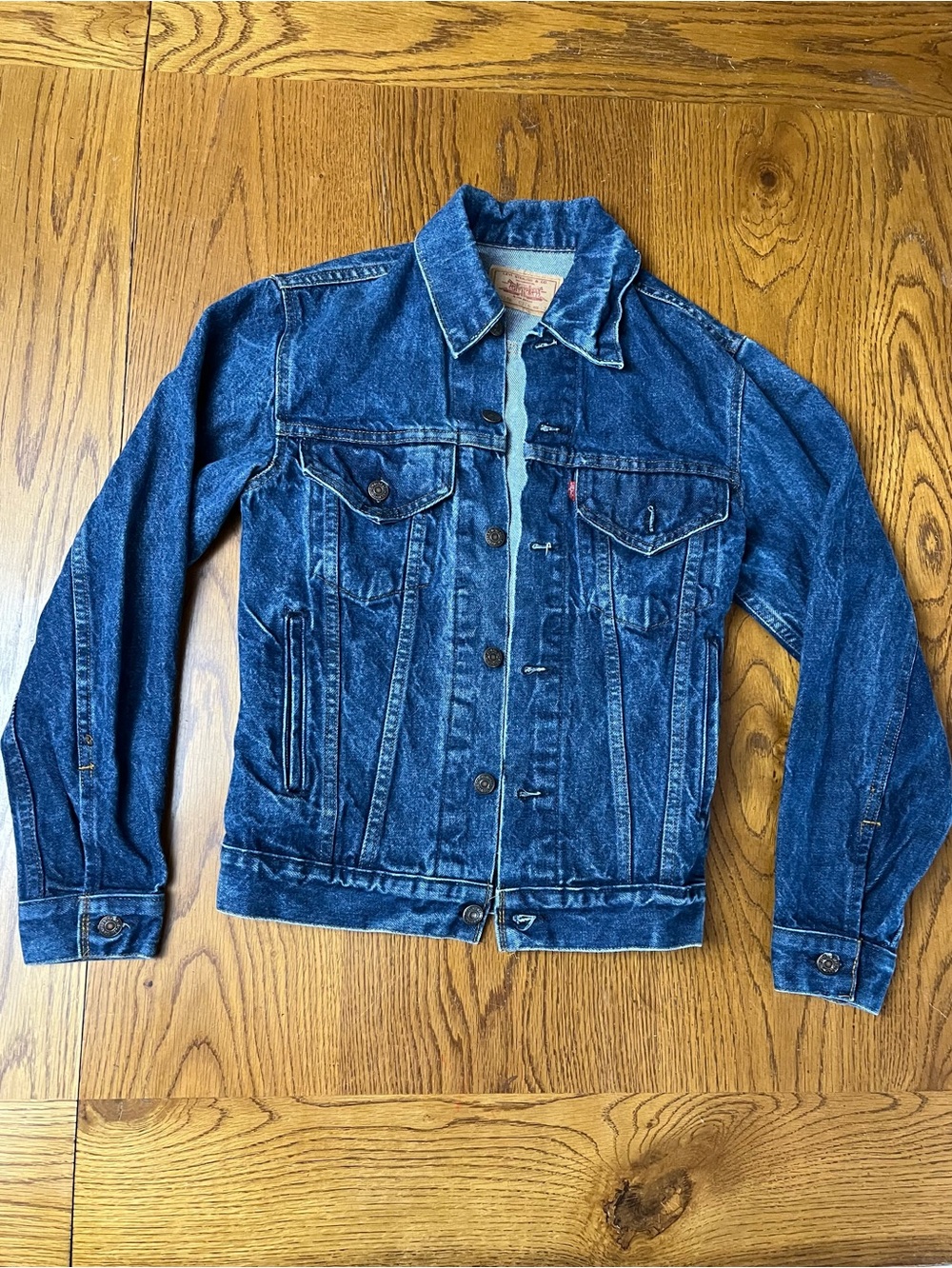 Vintage 1980s LEVI STRAUSS denim trucker jacket great condition